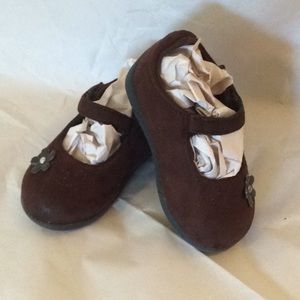 Brown Suede Baby Shoes